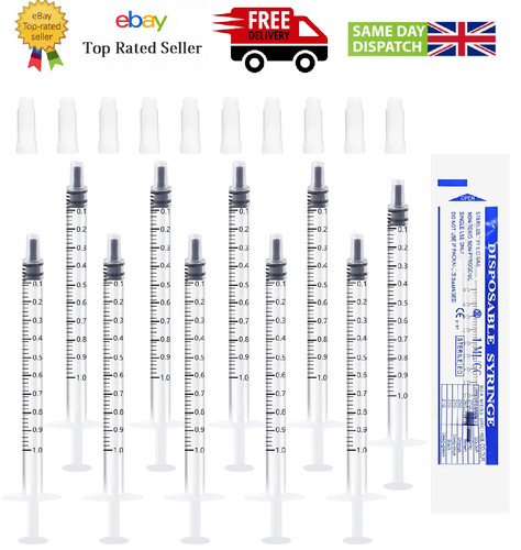 24pcs 1ml syringes - 24pcs, without