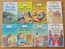 Vintage Ladybird Books Series 606D Well Loved Tales X 8 Vera Southgate Green G
