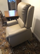 leather electric recliner