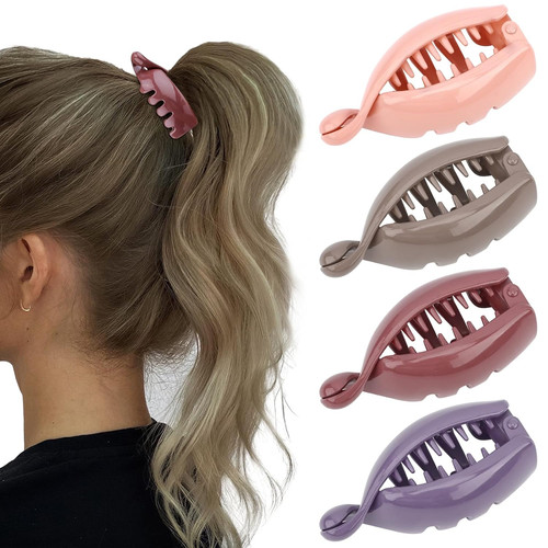 4pcs small banana clip for - small,