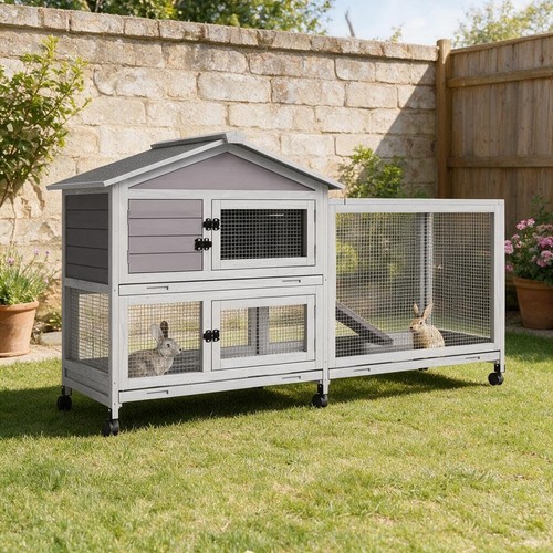 Large wooden chicken - chicken, coop