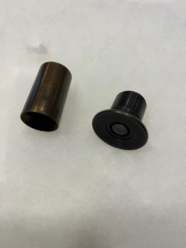 Old brass microscope lens