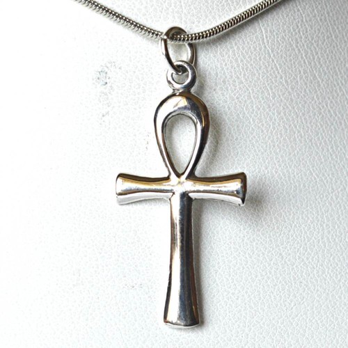 Ankh sterling silver pendant - sterling,