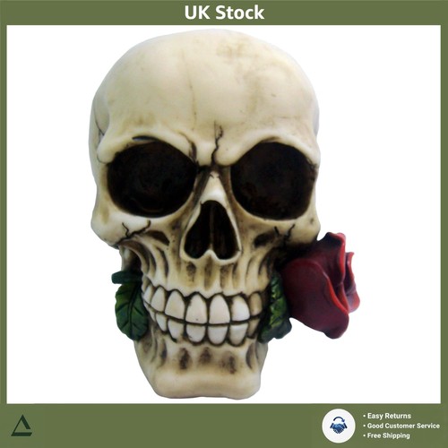 Beautifully crafted rose skull - rose,
