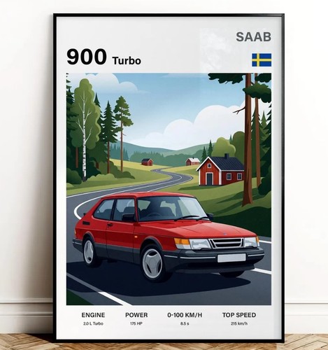 Saab 900 turbo - turbo, art