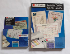 Rexel A5 Laminating Pouches Pack of 100 + A7 Pack of 50