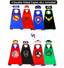 Kids Boy Supperheroes Cape And