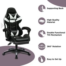 Gaming Chair Footrest Office