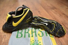 Nike Legend Air Zoom Brasil FG Pro Football Boots Size 8 VGC Ronaldinho Pele 
