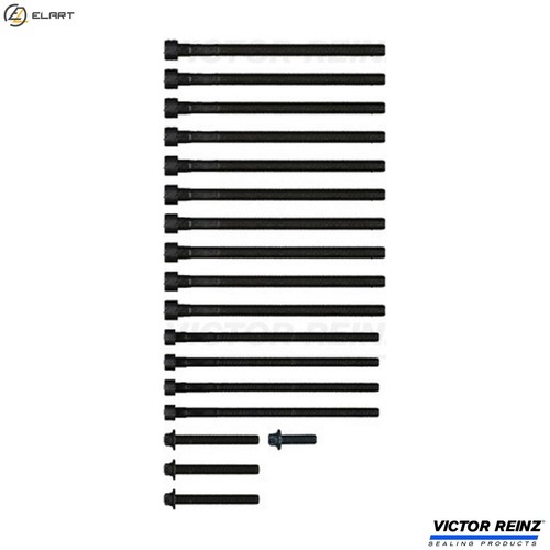 Cylinder head bolt set - cylinder,