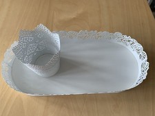 Ikea White Confetti Tray , Plant Pot