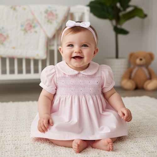 Baby girls smocked - baby,