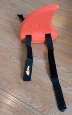 SwimFin Shark Fin Kids Float Swimming Aid 15-30kg Orange Summer Holiday Pool Fun