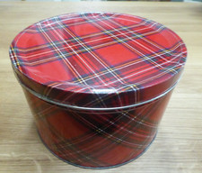 Vintage round tartann plaid - tartann,