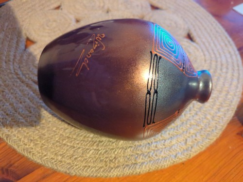 Wizard clay pottery vase - clay,