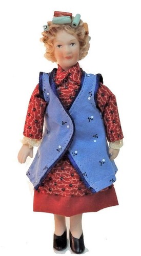 Dolls house 1960 housewife - dolls,