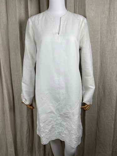 Monsoon white linen cotton