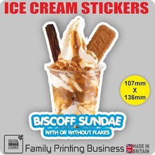 ICE CREAM VAN Stickers - Cones