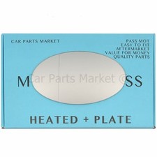 For BMW z3 coupe 97-03 Left side Aspheric Electric wing mirror glass +plate