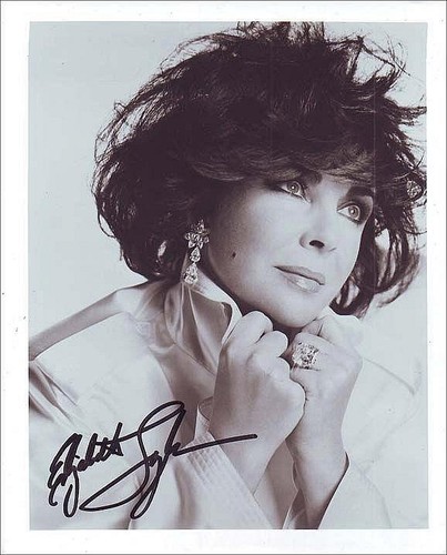 Elizabeth taylor signed - elizabeth,