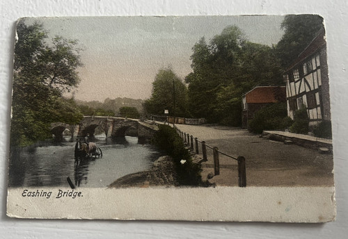 Vintage colour tint postcard - colour,
