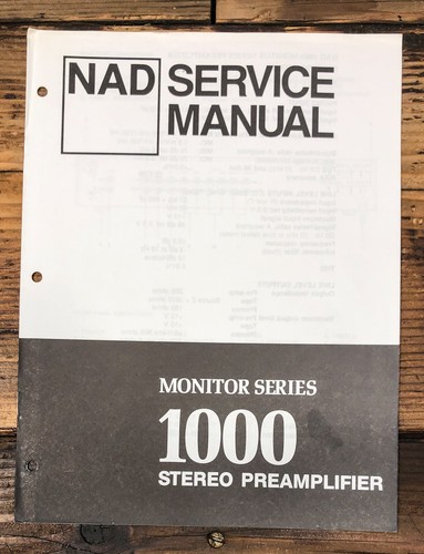 Nad model 1000 - nad, preamp