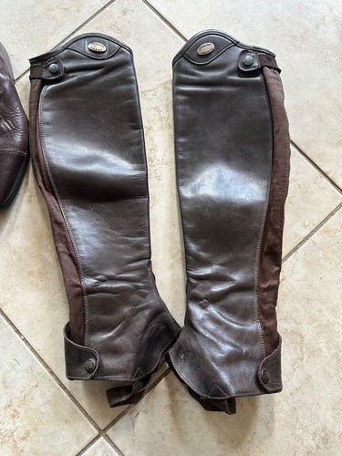 Brown parlanti mini chaps size - mini,
