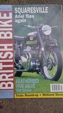 British Bike magazine January 1993 - Ariel Square 4, BVR 5 valver, Trials bikes