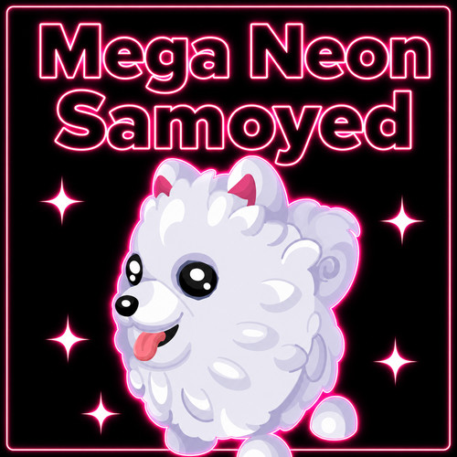 Mega neon samoyed - neon, (cheap)