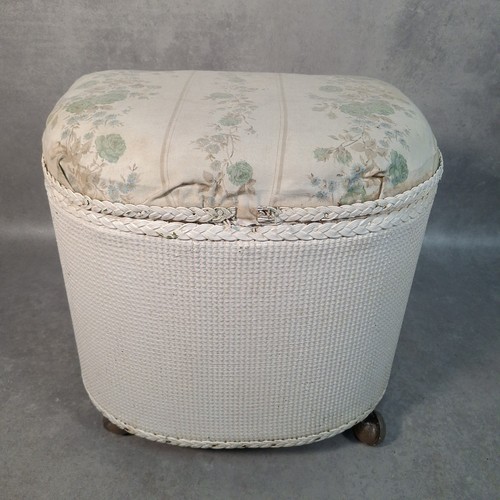 Vintage small storage ottamon - vintage,
