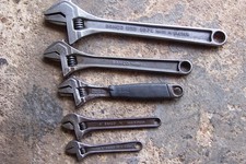 5 x bahco spanners 15-12-10-8-6"