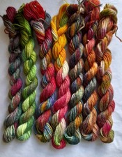 7 x 10g Mini Skeins 75% Wool