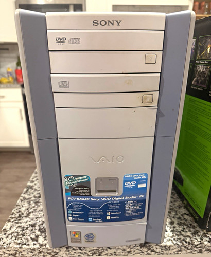 Sony vaio pcv rx640 - sony,