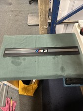 BMW E36 3 Series Sedan M3 Black Front Sill Trim #2264043 #51472264043
