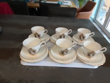 Queen Elizabeth II silver jubilee 1952-1977 18 piece tea set by Pall Mall Ware