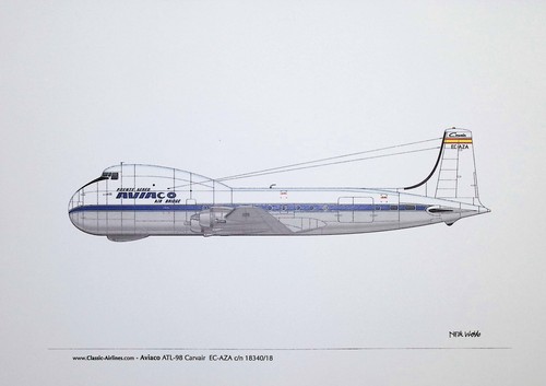 Aviaco atl carvair aza - carvair, ec-aza