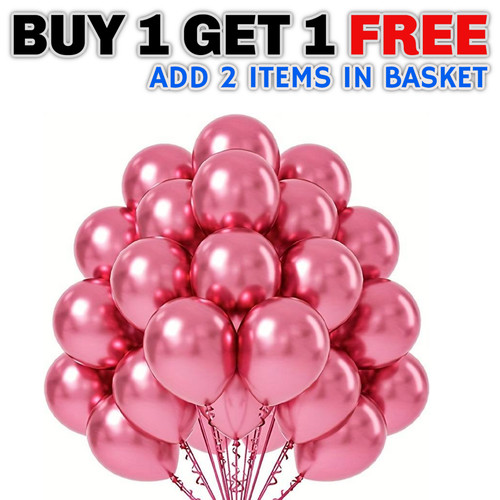 Chrome balloons metallic - 12",