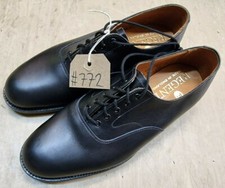 NEW Genuine British Army Black Leather Officers Parade Service Shoes 5.5 UK #772