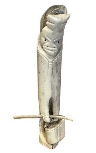 Vintage hand carved - vintage, antler