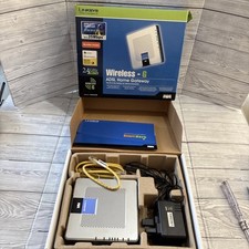 LINKSYS WAG354G 4-Port ADSL WIRELESS G ROUTER HOME GATEWAY