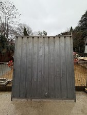 Galvanised Steel Site Hoarding