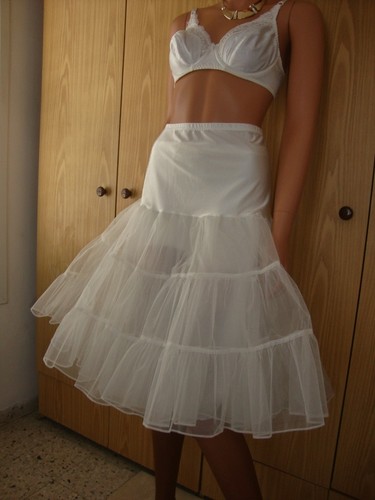 White 50s style - 50s, organza