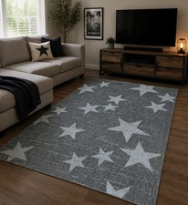 Grey stars rug 120cm - 120cm, x