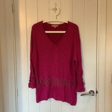 FRANK SAUL Pink Jumper With