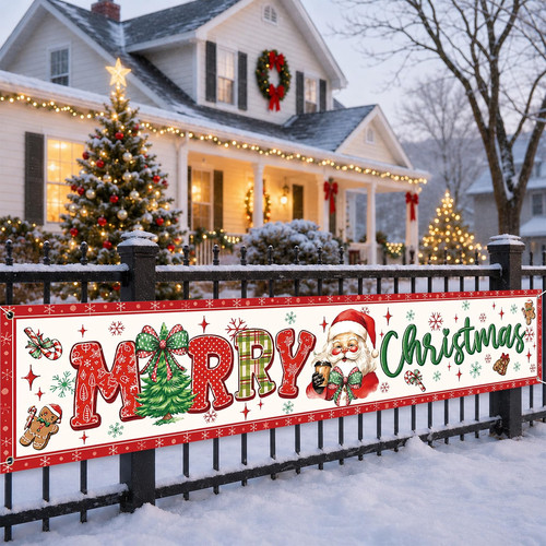 Large outdoor christmas banner - outdoor,
