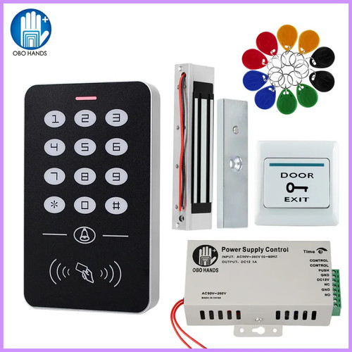 Door access control system kit - door,