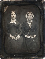 Quarter Plate Dag of Two Women