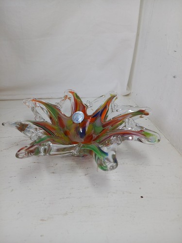 Stunning murano art glass bowl - murano,