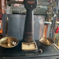 Antique Avery  1 Pound Scales,18 Inches Long,very Heavy,working , Birmingham.