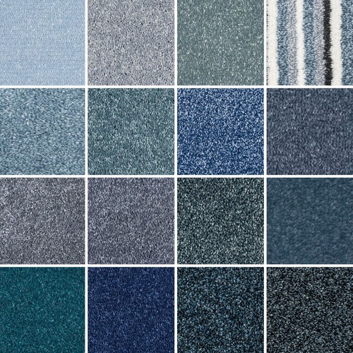 Cheap blue carpets twist - blue,